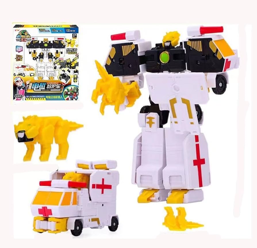 Amazon.co.jp: TROONZ 救急車EAKIメカ恐竜タンクトランス